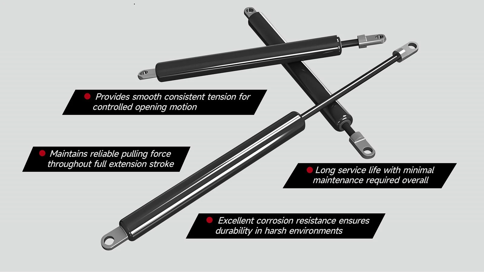 Traction gas spring details001 Traction gas spring details001